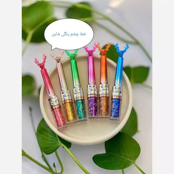 خط چشم رنگی گوزنی